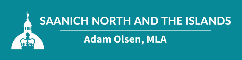 Adam Olsen MLA Logo