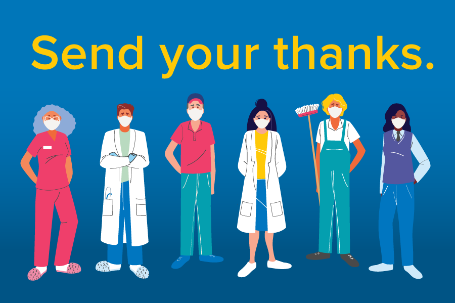 Poster image for Send your thanks campaign