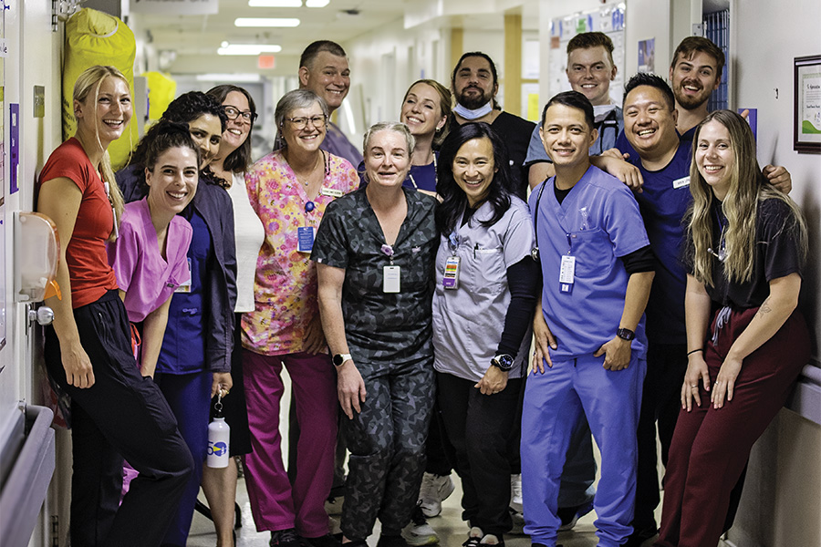 ACU-Staff-pic-Seaside-FP Smiling SPH Acute Care staff.