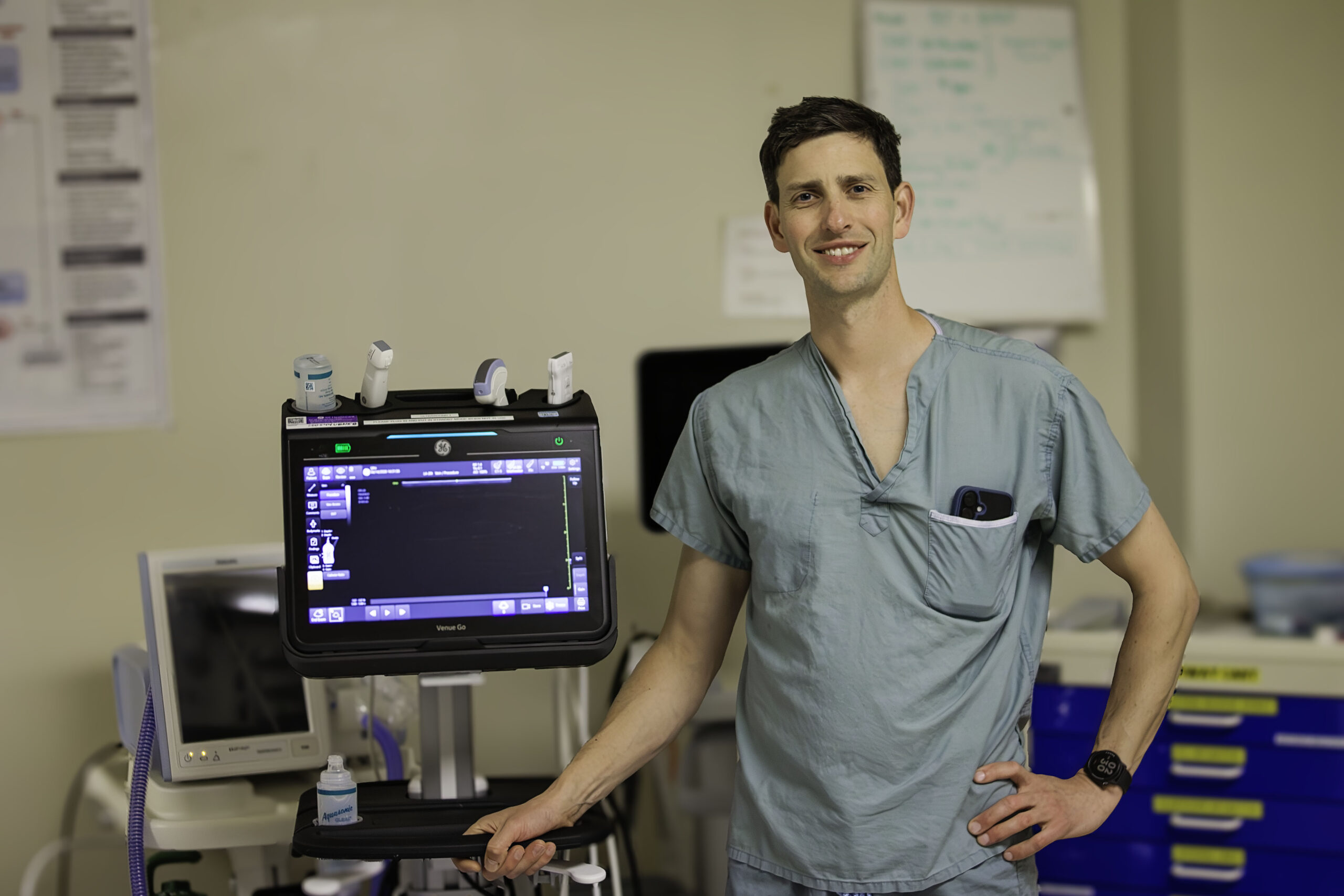 Dr James Ward presents new ultrasound machines