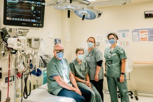 ER team in the Trauma Room Photo of a team of people in a medical room