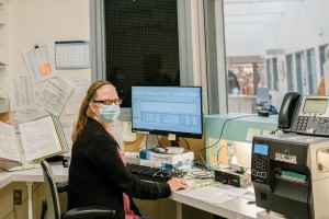 Out-Patient Lab Portrait of a staff member at the hospital